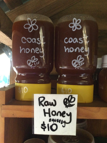 Raw Honey 500g in squeezy bottle